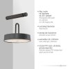 ARMA Suspension Luminaires Leuchten Direkt LED Noir, 1 lumière