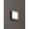 Jachenau Plafonnier, Applique murale Luminaires LCD LED Anthracite, 1 lumière