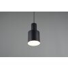 Agudo Suspension Luminaires Trio Noir, 1 lumière