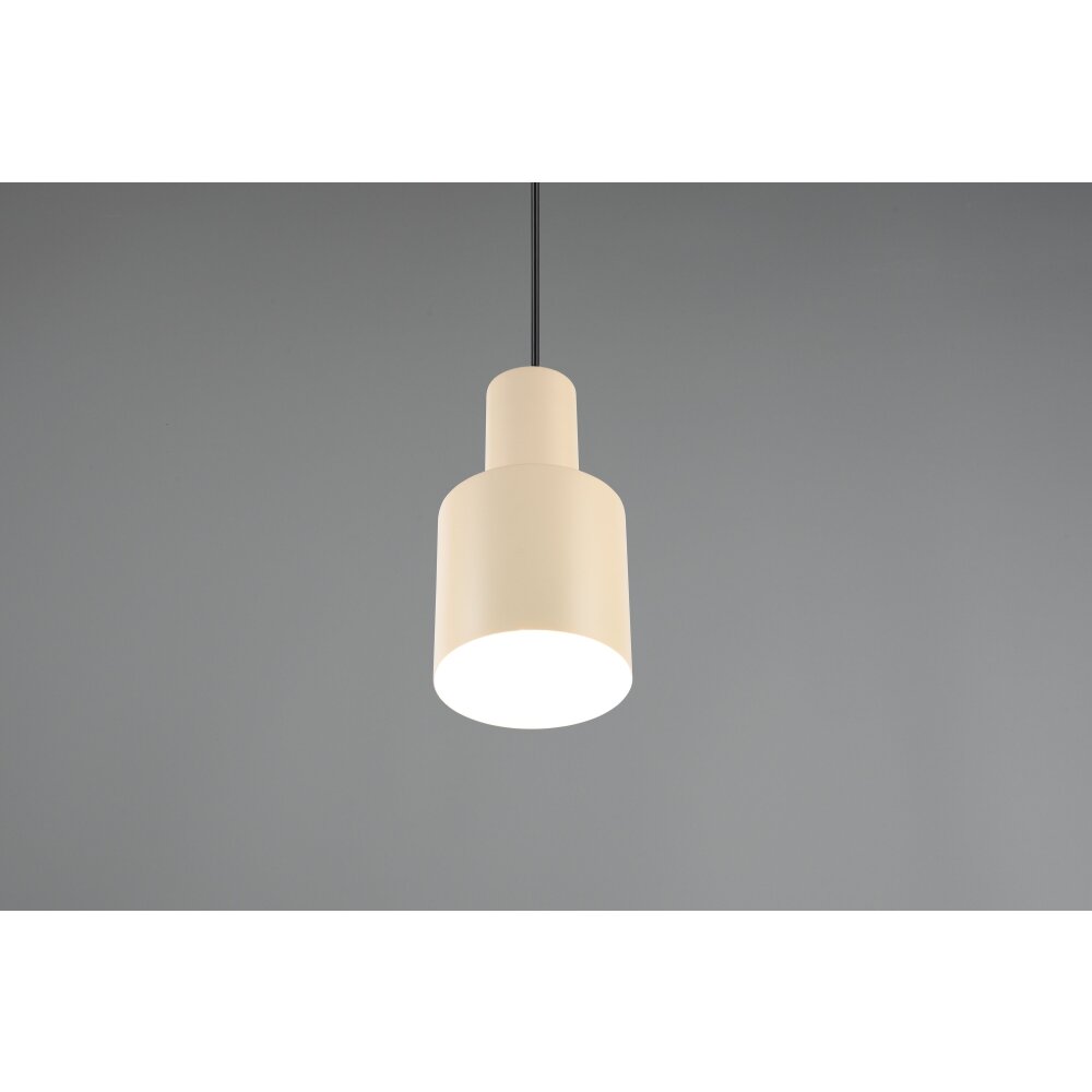 Agudo Suspension Luminaires Trio Beige, 1 lumière