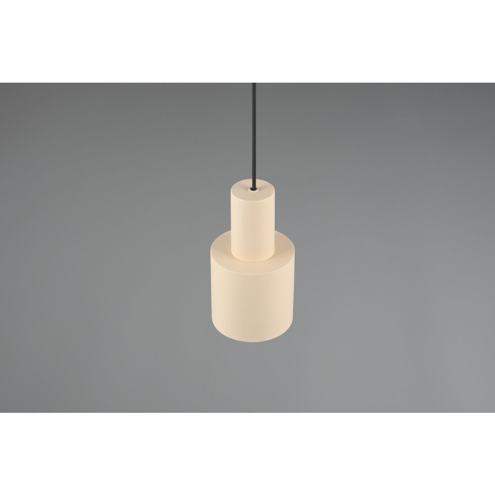 Agudo Suspension Luminaires Trio Beige, 1 lumière
