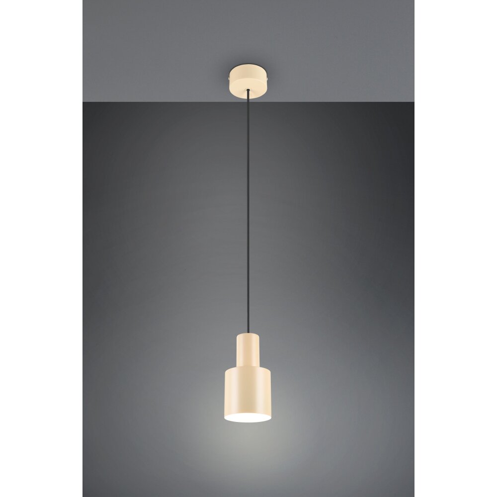 Agudo Suspension Luminaires Trio Beige, 1 lumière