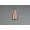 Agudo Suspension Luminaires Trio Brun, 1 lumière