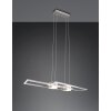 ALBANY Suspension Luminaires Trio LED Nickel mat, 1 lumière, Télécommandes