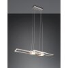 ALBANY Suspension Luminaires Trio LED Nickel mat, 1 lumière, Télécommandes