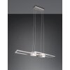 ALBANY Suspension Luminaires Trio LED Nickel mat, 1 lumière, Télécommandes