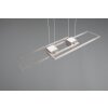 ALBANY Suspension Luminaires Trio LED Nickel mat, 1 lumière, Télécommandes