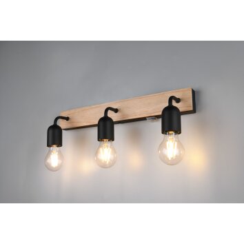 Arturo Applique murale Luminaires Trio Bois clair, 3 lumières