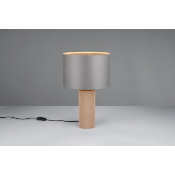 CANIO Lampe à poser Luminaires Trio Bois clair, 1 lumière