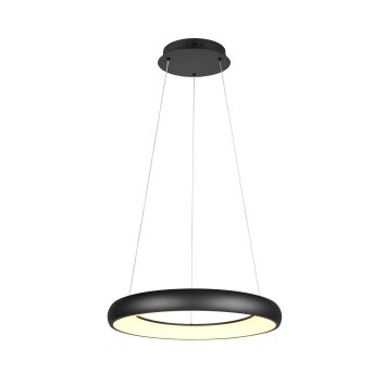 Cardona Suspension Luminaires Trio LED Noir, 1 lumière