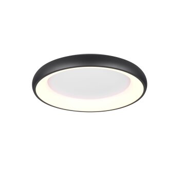 Cardona Plafonnier Luminaires Trio LED Noir, 1 lumière