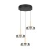 Celeste Suspension Luminaires Trio LED Noir, 1 lumière