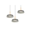 Celeste Suspension Luminaires Trio LED Noir, 1 lumière