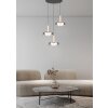 Celeste Suspension Luminaires Trio LED Noir, 1 lumière