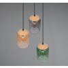 Cork Suspension Luminaires Trio Multicolore, 3 lumières