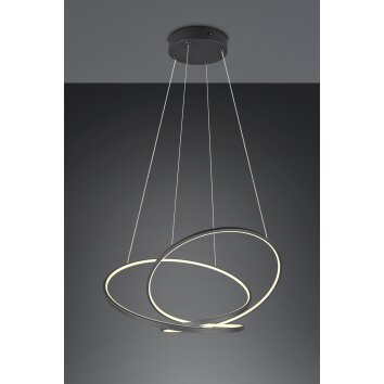 Darvin Suspension Luminaires Trio LED Noir, 1 lumière