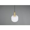 Diva Suspension Luminaires Trio Laiton, 1 lumière