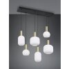 Diva Suspension Luminaires Trio Laiton, 6 lumières