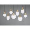 Diva Suspension Luminaires Trio Laiton, 8 lumières