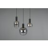 Diva Suspension Luminaires Trio Noir, 3 lumières