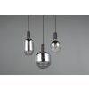 Diva Suspension Luminaires Trio Noir, 3 lumières