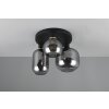 Diva Plafonnier Luminaires Trio Noir, 3 lumières