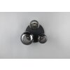 Diva Plafonnier Luminaires Trio Noir, 3 lumières