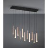 Fiato Suspension Luminaires Trio LED Noir, 11 lumières