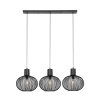 GILA Suspension Luminaires Trio Noir, 3 lumières