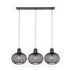 GILA Suspension Luminaires Trio Noir, 3 lumières