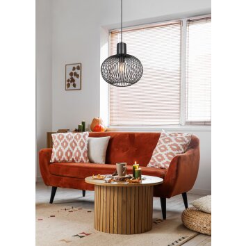 GILA Suspension Luminaires Trio Noir, 1 lumière