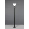 Gorda Lampadaire d\'extérieur Luminaires Reality LED Noir, 1 lumière, Détecteur de mouvement