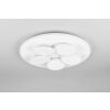 Mandala Plafonnier Luminaires Trio LED Blanc, 1 lumière, Télécommandes