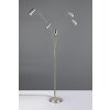 Marley Lampadaire, Lampadaires arc Luminaires Trio Nickel mat, 5 lumières