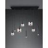 Mataro Luminaires Trio Noir, 8 lumières