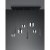 Mataro Luminaires Trio Noir, 8 lumières