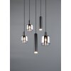 Mataro Suspension Luminaires Trio Noir, 5 lumières