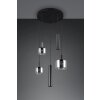 Mataro Suspension Luminaires Trio Noir, 5 lumières