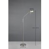 Moreno Lampadaire Luminaires Reality LED Nickel mat, 1 lumière