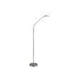 Moreno Lampadaire Luminaires Reality LED Nickel mat, 1 lumière