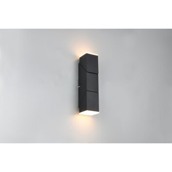 Raglan Applique murale Luminaires Trio LED Noir, 2 lumières