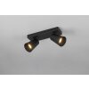 Sharp Spot de plafond Luminaires Trio Noir, 2 lumières