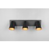 Sharp Spot de plafond Luminaires Trio Noir, 3 lumières