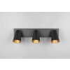 Sharp Spot de plafond Luminaires Trio Noir, 3 lumières