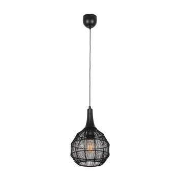 SORAYA Suspension Luminaires Trio Noir, 1 lumière