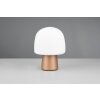 Lampe Champignon  Steen Lampe à poser Luminaires Trio Brun, 1 lumière