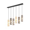 Stream Suspension Luminaires Trio Multicolore, 6 lumières