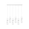 Stream Suspension Luminaires Trio Blanc, 6 lumières