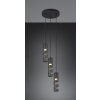 Stream Suspension Luminaires Trio Noir, 3 lumières