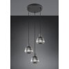 Tarifa Suspension Luminaires Trio Noir, 3 lumières